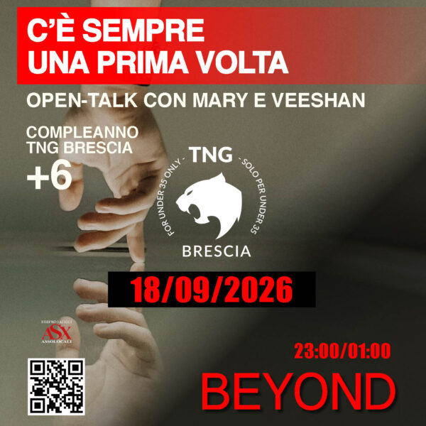 TNG BRESCIA - C'è sempre una prima volta - Venerdì 18 Settembre 2026