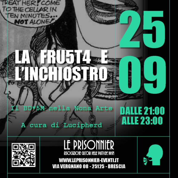 LA FRU5T4 E L'INCHIOSTRO - Venerdì 25 Settembre 2026