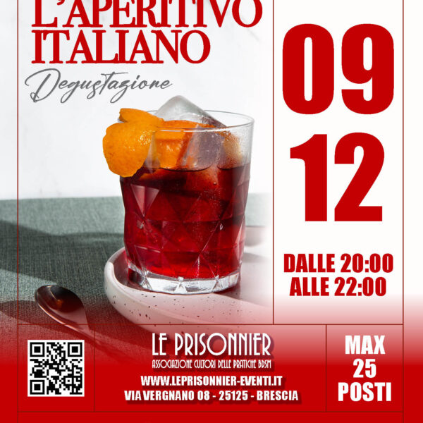 L'APERITIVO ITALIANO – Mercoledì 09 Dicembre 2026